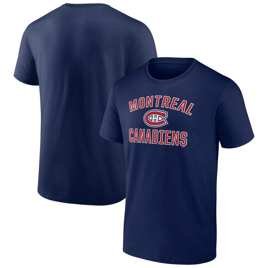 Men's Montreal Canadiens Navy Victory Arch T-Shirt