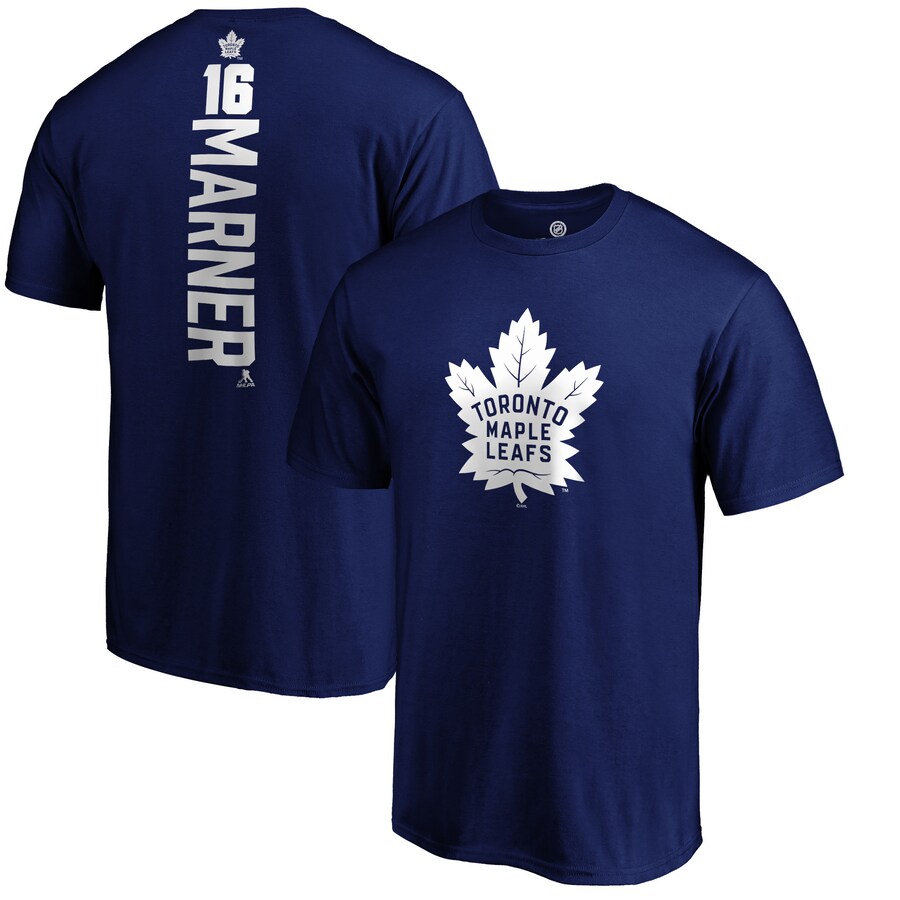 Men's Toronto Maple Leafs Mitchell Marner Royal Playmaker T-Shirt