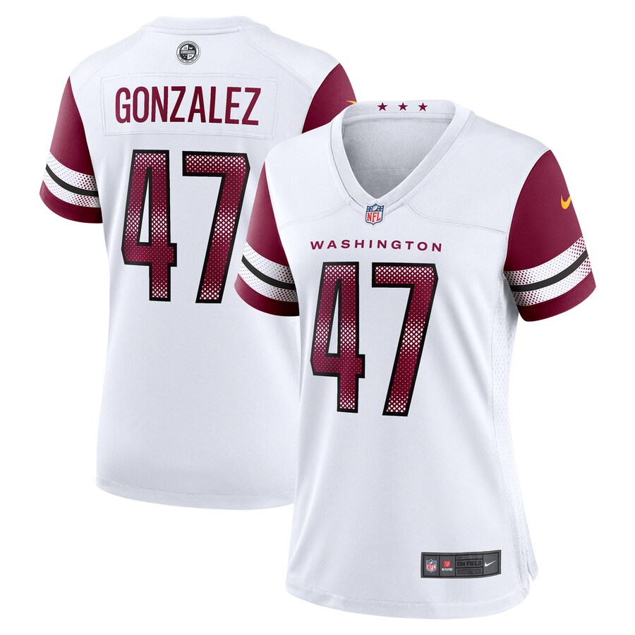 Women's Washington Commanders Zane Gonzalez Nike White Game Jersey