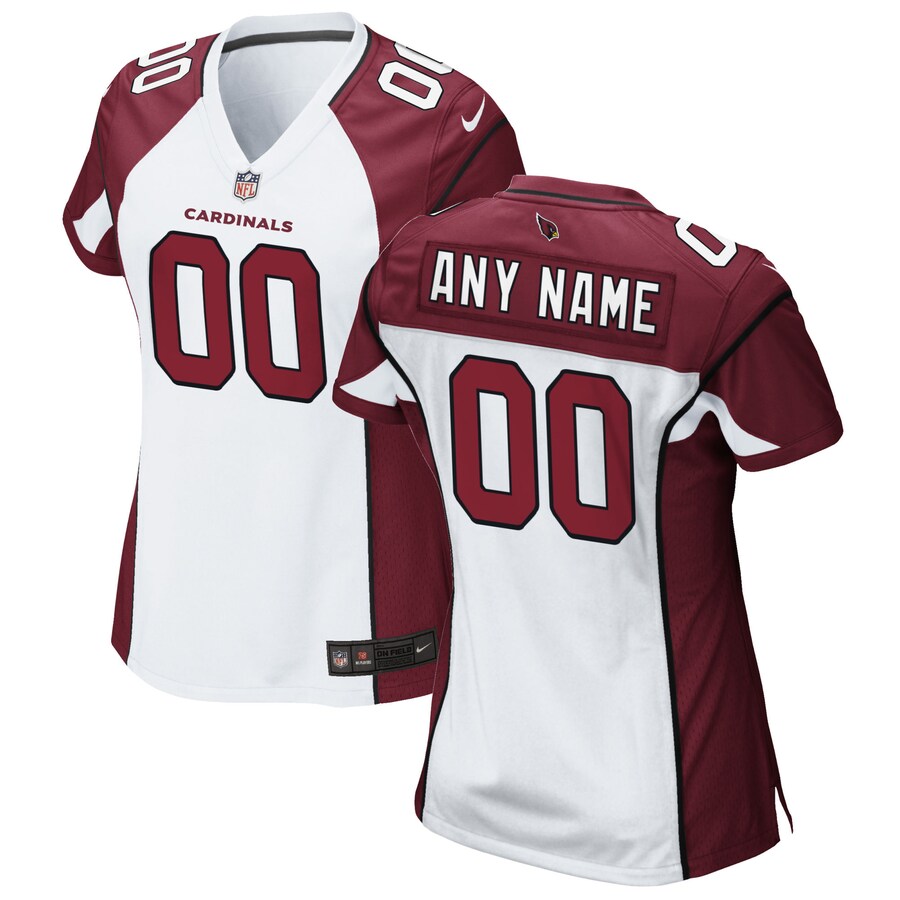 Women's Nike White Arizona Cardinals Custom Game Jersey