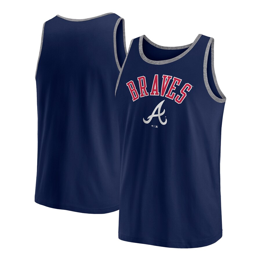 Men's Atlanta Braves Fanatics Navy Bet Tank Top