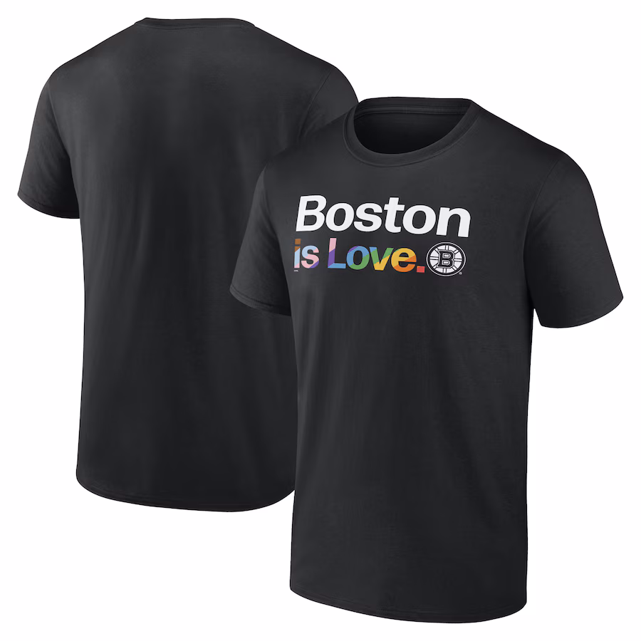 Men's Boston Bruins Black City Pride T-Shirt