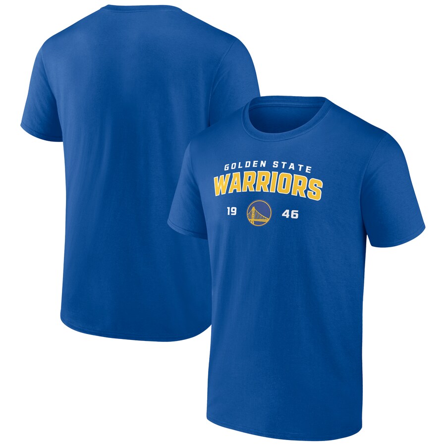 Men's Golden State Warriors Royal Rebel Logo T-Shirt