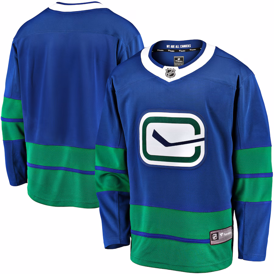 Men's Vancouver Canucks Fanatics Alternate Premier Breakaway Jersey
