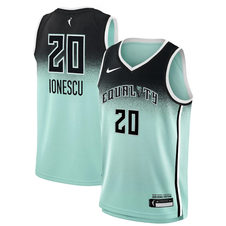 Youth New York Liberty Sabrina Ionescu Nike Mint 2023 Rebel Edition Victory Player Jersey