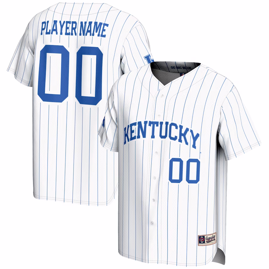 Kentucky Wildcats GameDay Greats NIL Pick-A-Player Lightweight Baseball Jersey - White
