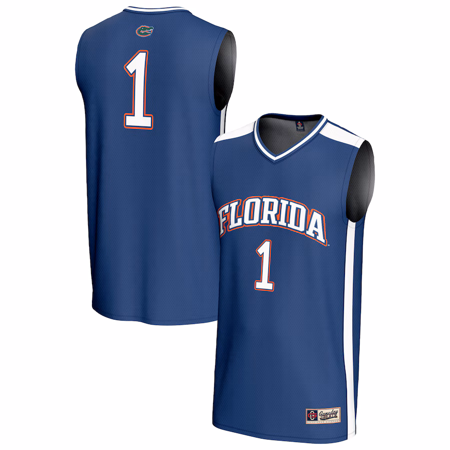 Unisex GameDay Greats #1 Royal Florida Gators Lightweight Basketball Fashion Jersey