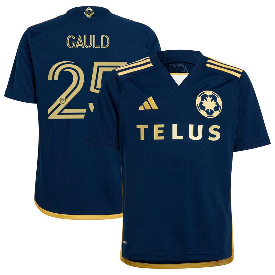 Youth Vancouver Whitecaps FC Ryan Gauld adidas Navy 2024 The 50 Replica Player Jersey