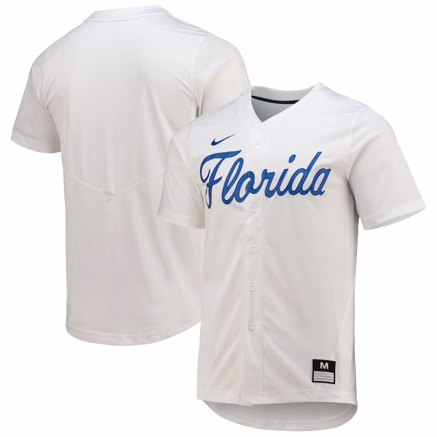 Florida Gators Nike Replica Baseball Jersey - White