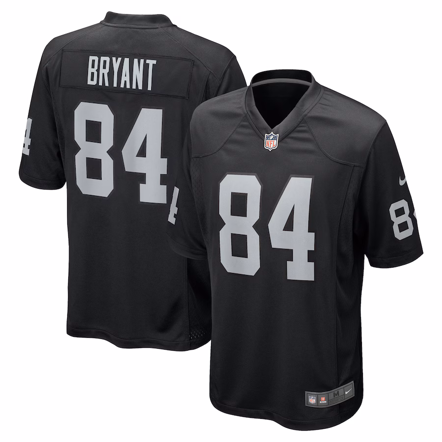 Men's Las Vegas Raiders Harrison Bryant Nike  Black Team Game Jersey