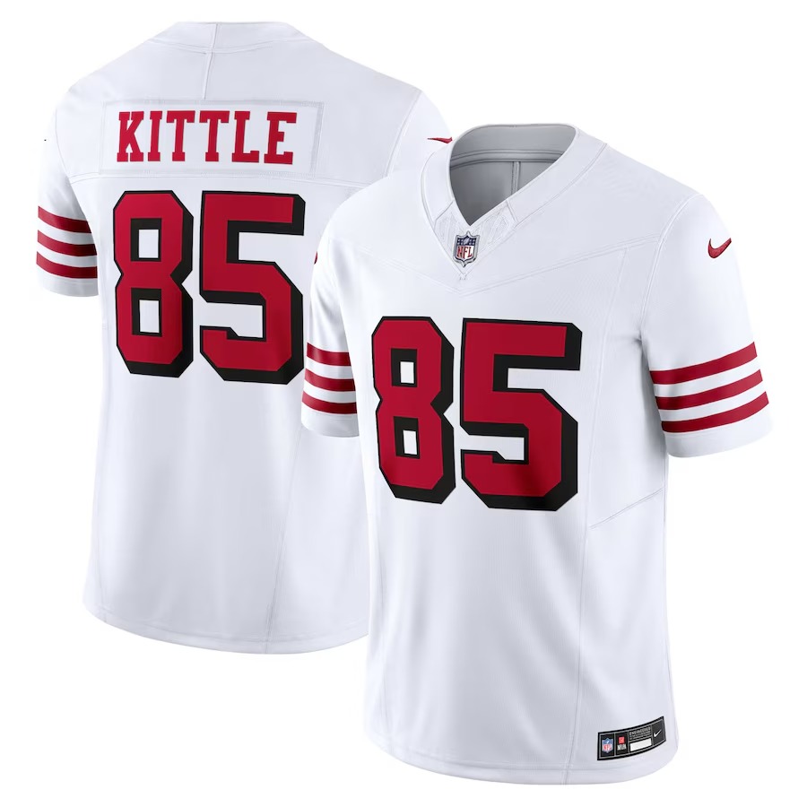 Men's San Francisco 49ers George Kittle Nike White Vapor F.U.S.E. Limited Jersey