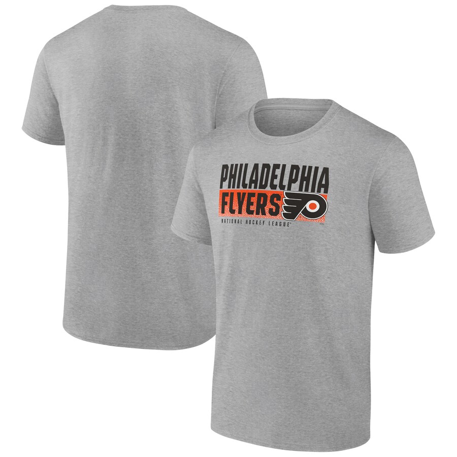 Men's Philadelphia Flyers Heathered Gray Jet Speed T-Shirt