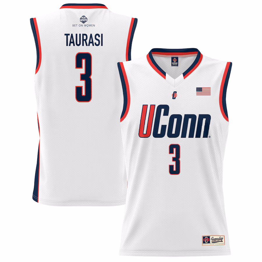 Youth GameDay Greats Diana Taurasi White UConn Huskies Lightweight Basketball Alumni Jersey