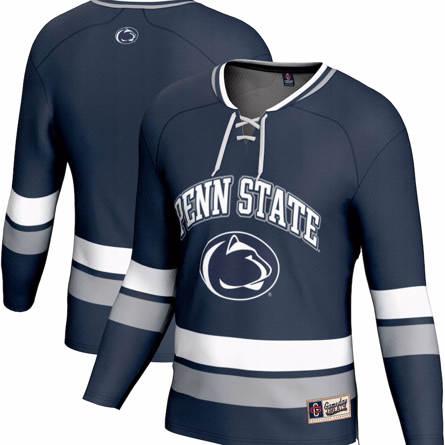 Youth  GameDay Greats Navy Penn State Nittany Lions Spirit Hockey Jersey