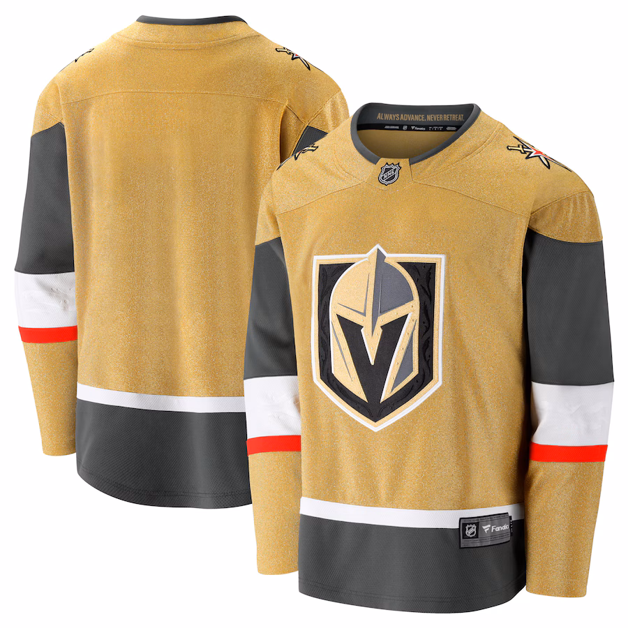 Men's Vegas Golden Knights Fanatics Gold Home Breakaway Jersey