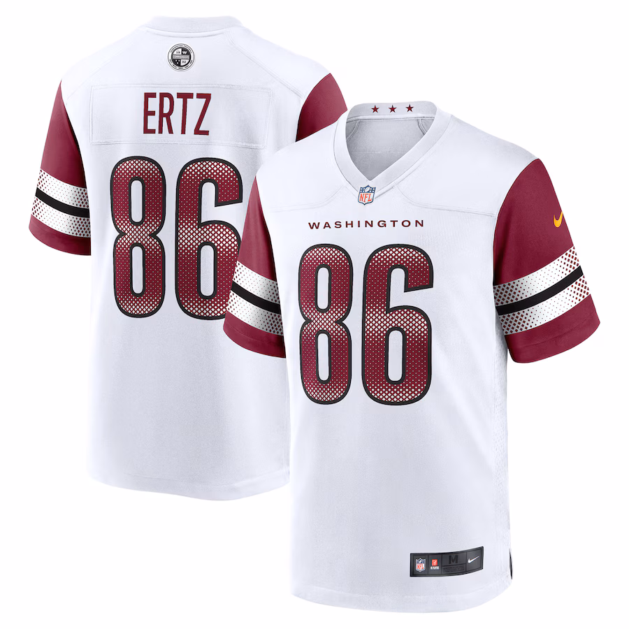 Men's Washington Commanders Zach Ertz Nike White Game Jersey