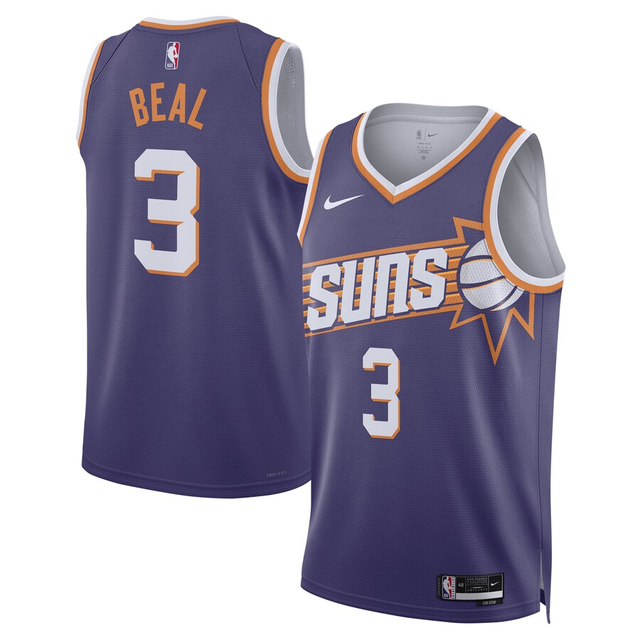 Unisex Phoenix Suns Bradley Beal Nike Purple Swingman Jersey - Icon Edition