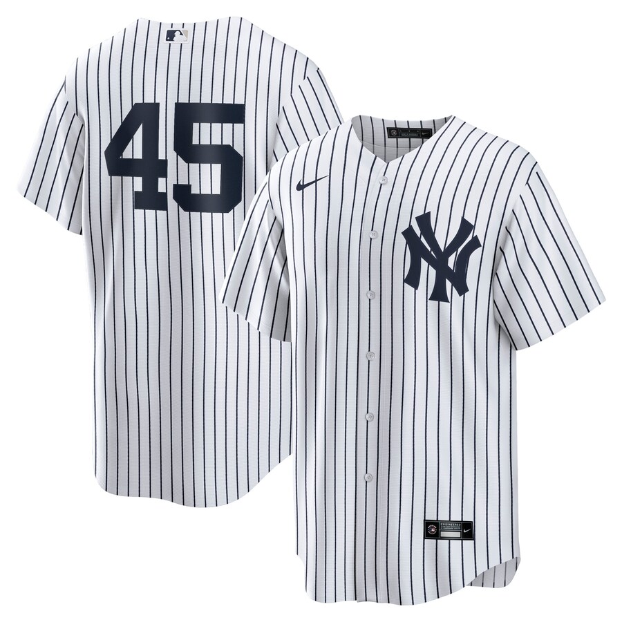 Men's New York Yankees Gerrit Cole Nike White Home Replica Player Jersey