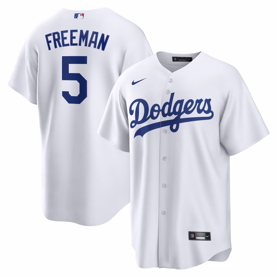Men's Los Angeles Dodgers Freddie Freeman Nike White Replica Player Jersey