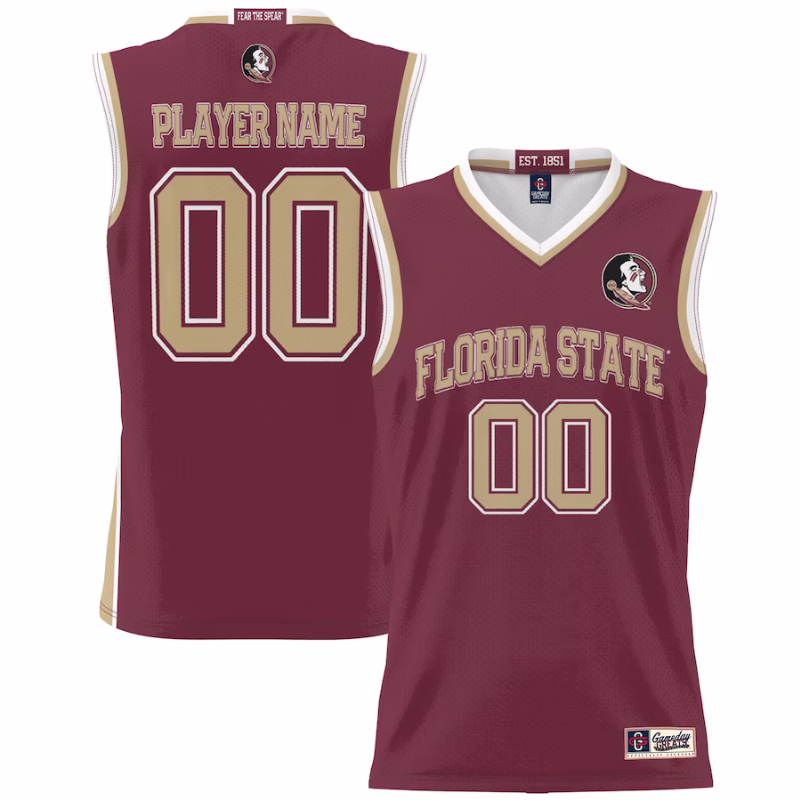 Florida State Seminoles GameDay Greats Youth NIL Pick-A-Player Lightweight Basketball Jersey - Maroon