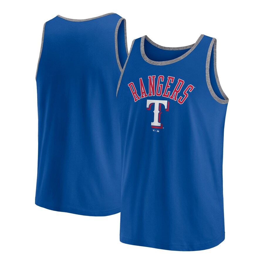 Men's Texas Rangers Fanatics Royal Bet Tank Top