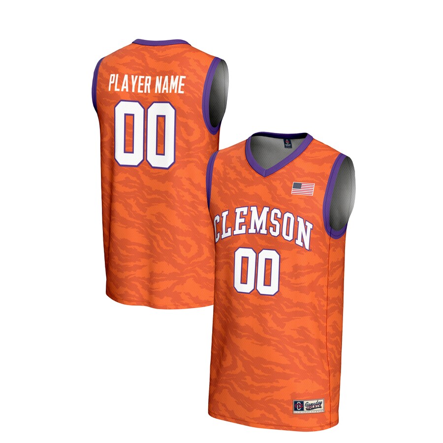 Clemson Tigers GameDay Greats Unisex NIL Pick-A-Player Women's Basketball Lightweight Jersey - Orange