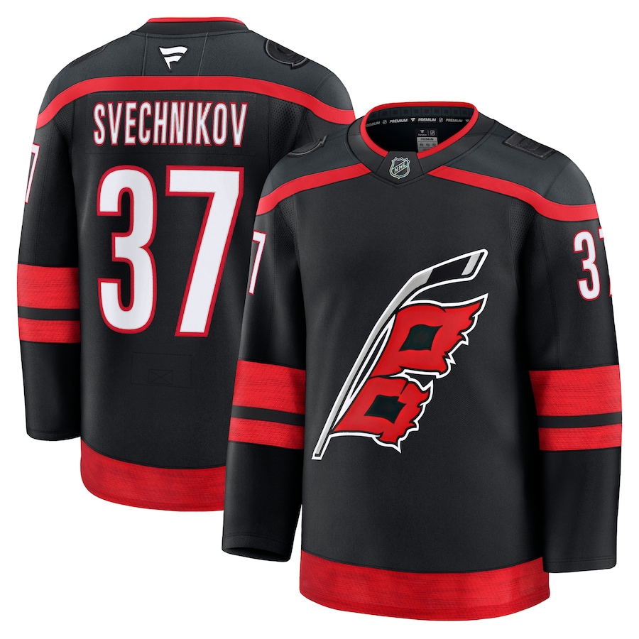 Men's Carolina Hurricanes Andrei Svechnikov Fanatics Black Home Premium Jersey