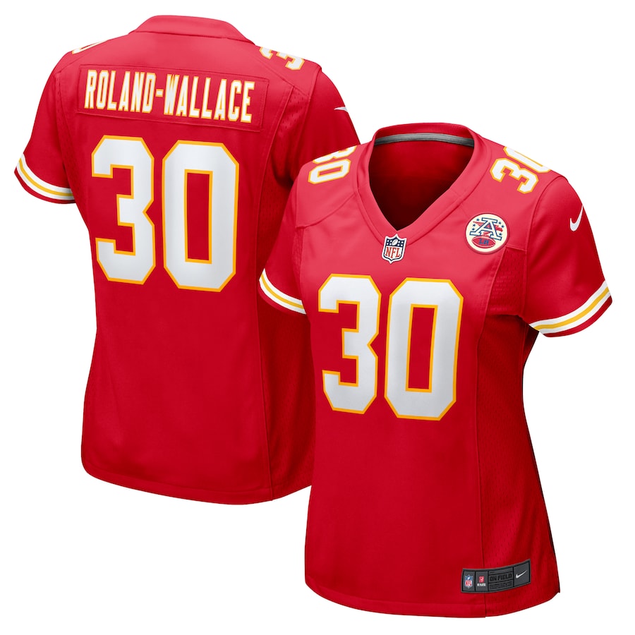 Women's Kansas City Chiefs Chris Roland-Wallace Nike Red Game Jersey