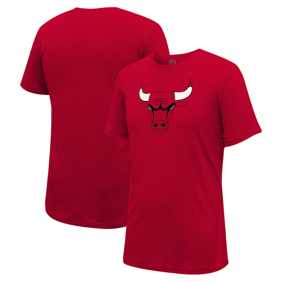 Unisex Chicago Bulls Stadium Essentials Red Primary Logo T-Shirt