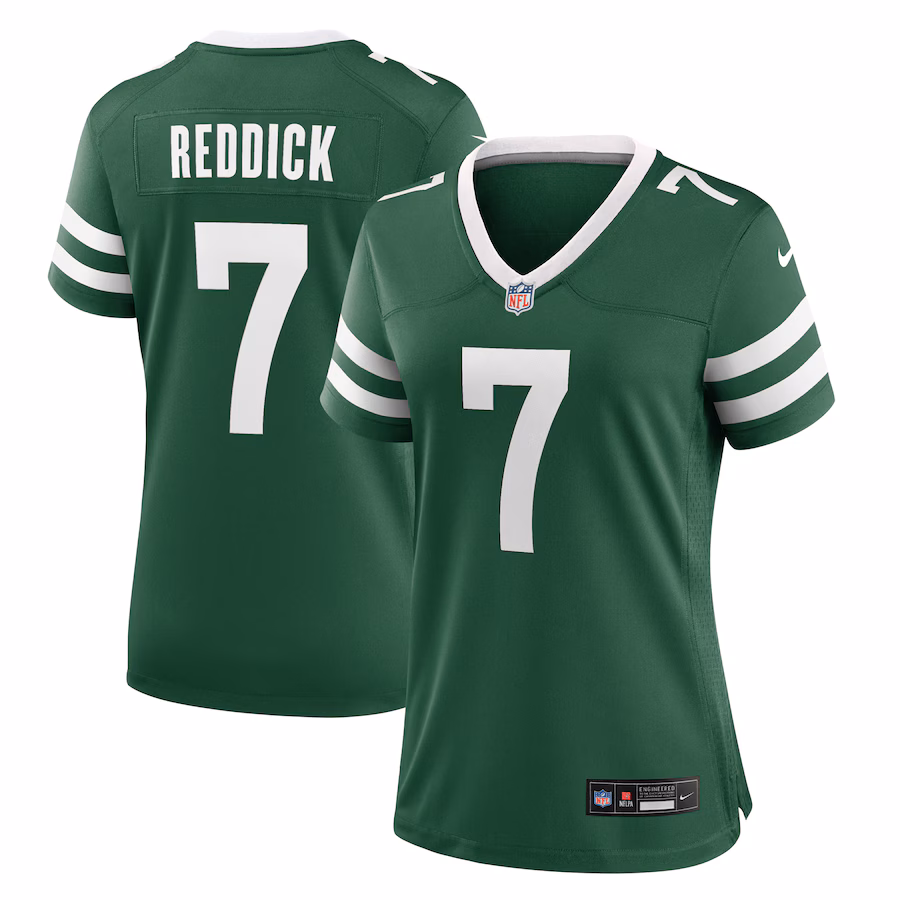 Women's New York Jets Haason Reddick Nike Legacy Green Team Game Jersey