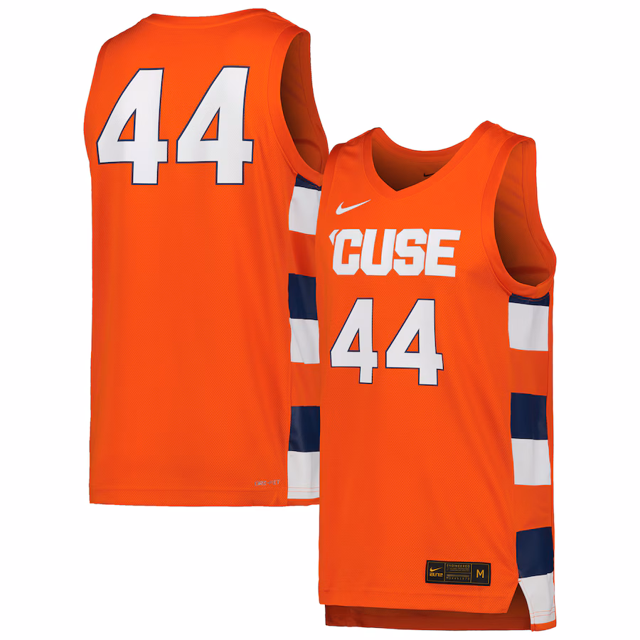 Men's Nike #44 Orange Syracuse Orange Team Replica Basketball Jersey