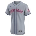 Men's New York Mets  Nike Gray Away Limited Custom Jersey