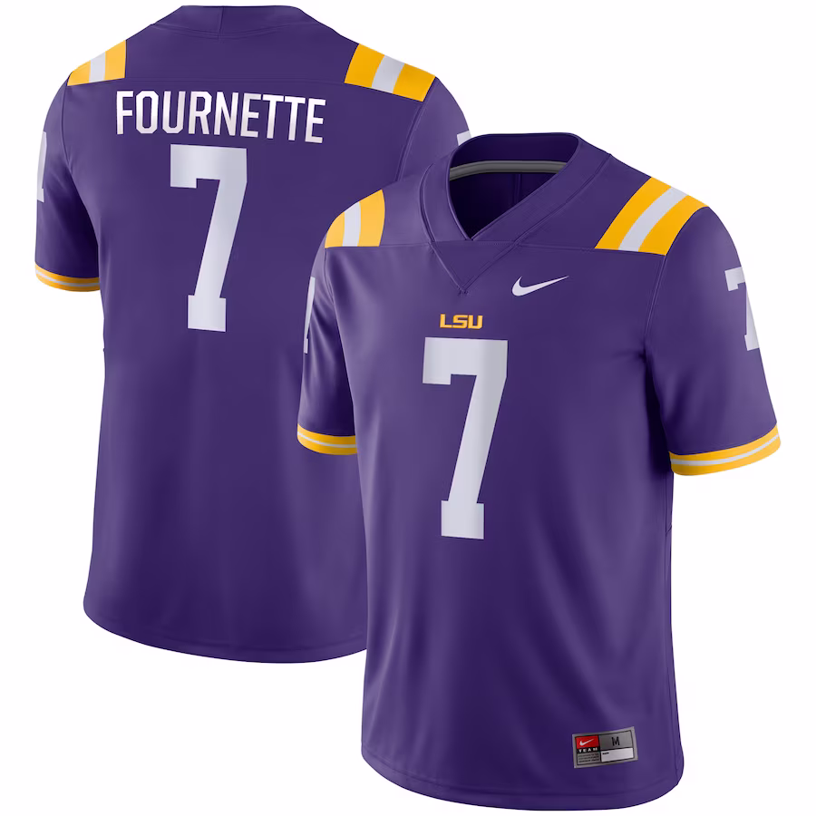 Leonard Fournette LSU Tigers Nike Game Jersey - Purple