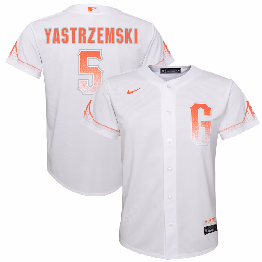 Youth San Francisco Giants Mike Yastrzemski Nike White City Connect Replica Player Jersey