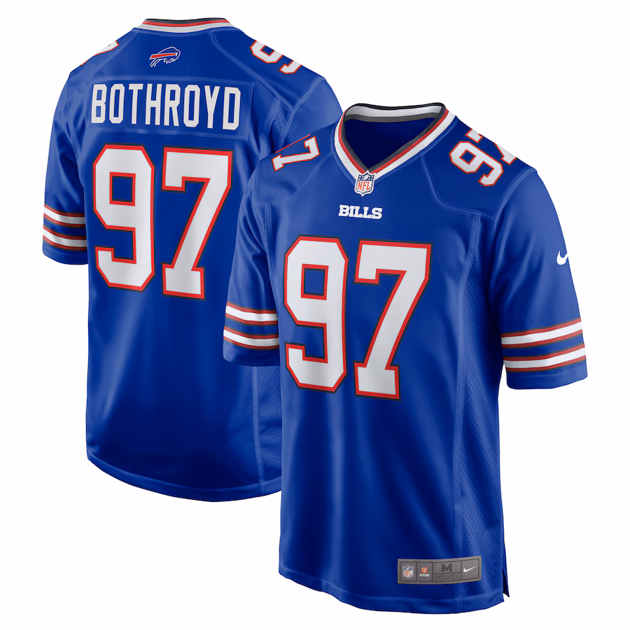 Men's Buffalo Bills Rondell Bothroyd Nike  Royal Game Jersey