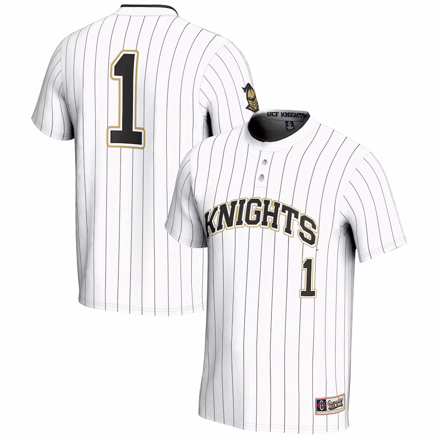 GameDay Greats #1 White UCF Knights Lightweight Softball Jersey