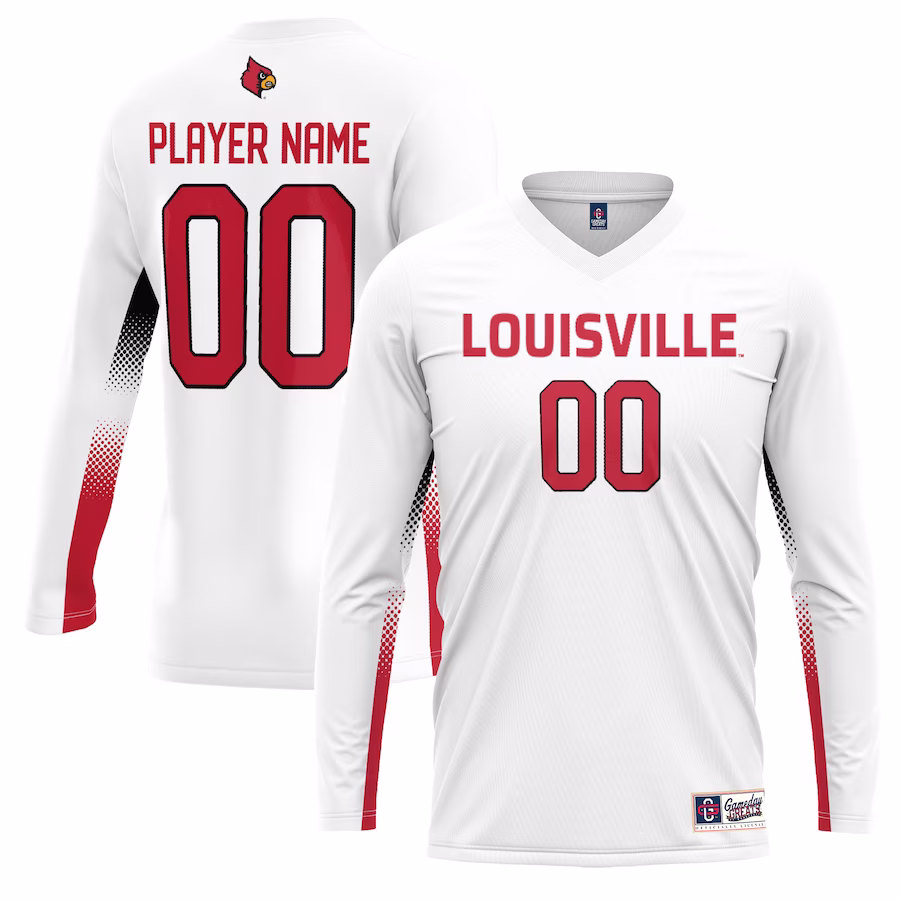 Louisville Cardinals GameDay Greats Unisex NIL Lightweight Volleyball Jersey - White
