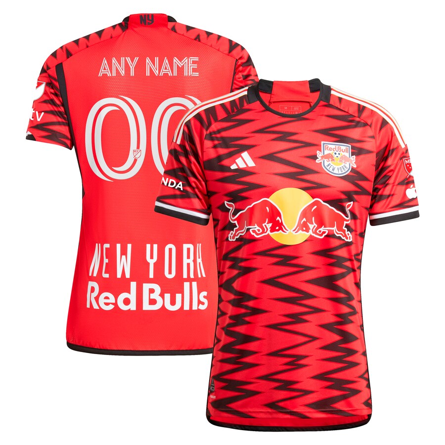 Men's New York Red Bulls  adidas Red 2024 Legacy Authentic Custom Jersey