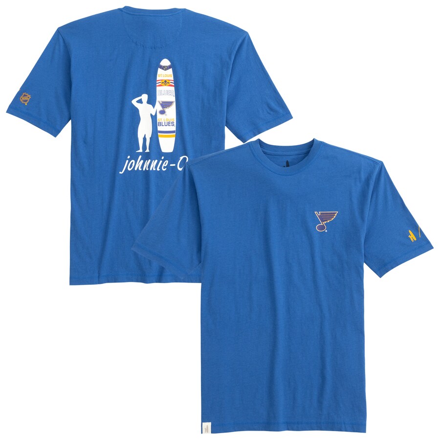 Men's St. Louis Blues johnnie-O Blue Heathered Spencer T-Shirt