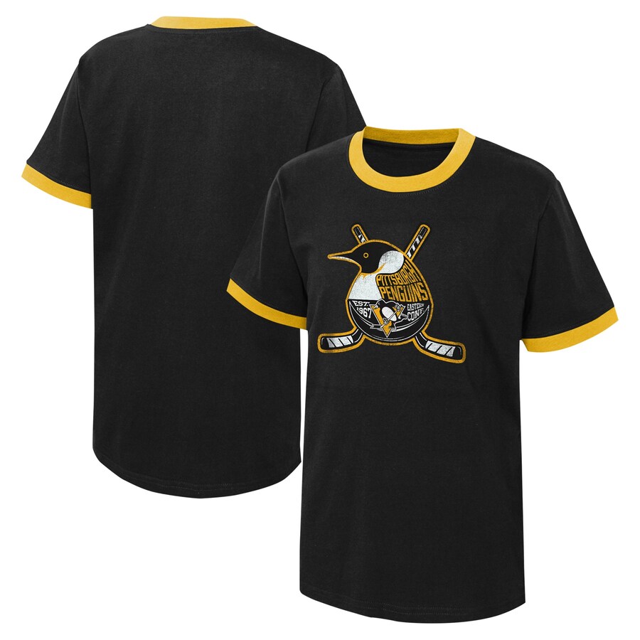 Youth Pittsburgh Penguins Black Ice City T-Shirt