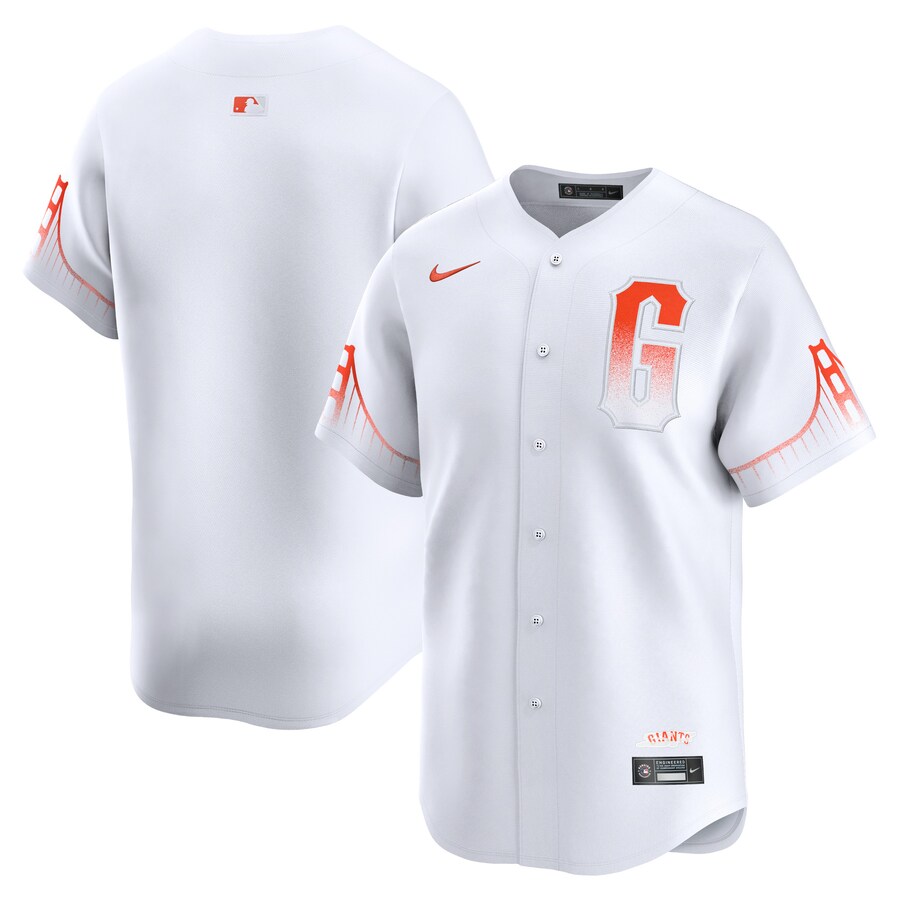 Men's San Francisco Giants  Nike White City Connect Limited Jersey