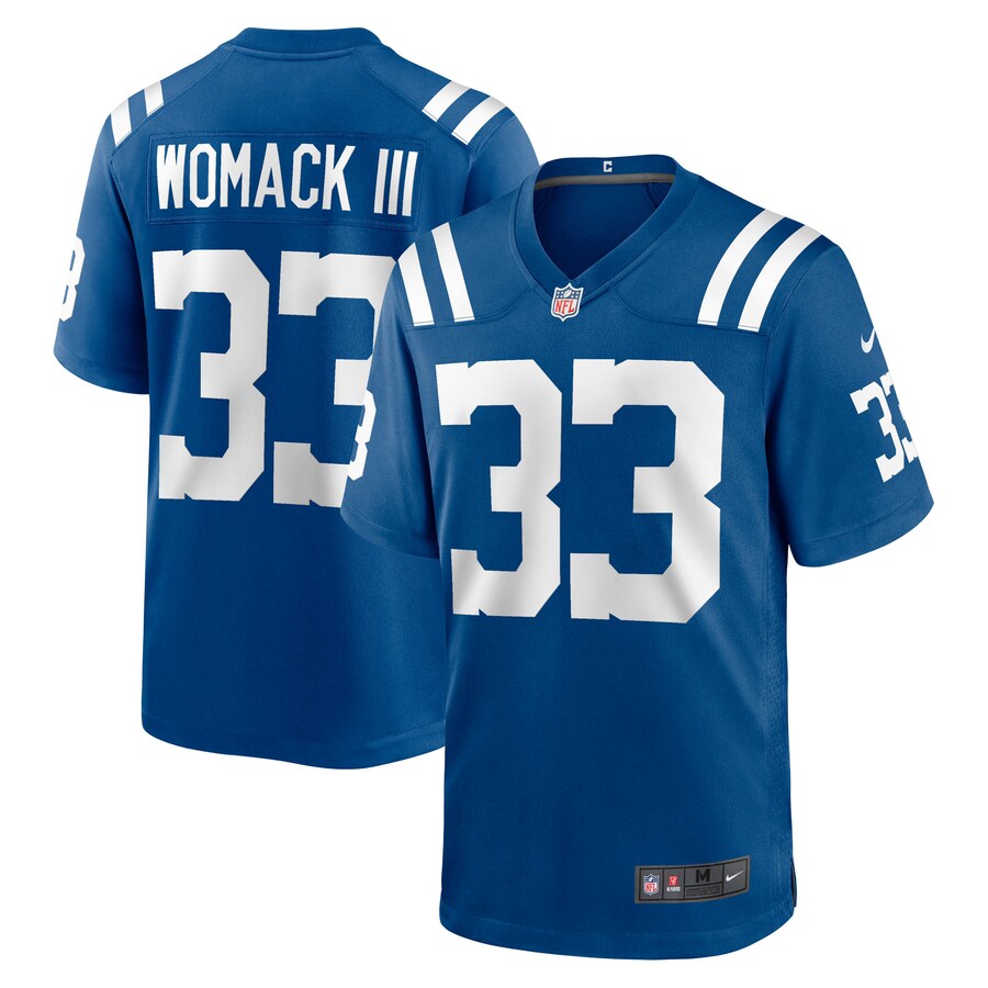 Men's Indianapolis Colts Samuel Womack III Nike Royal Game Jersey