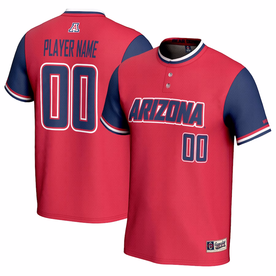 Arizona Wildcats GameDay Greats Youth NIL Pick-A-Player Lightweight Softball Jersey - Red