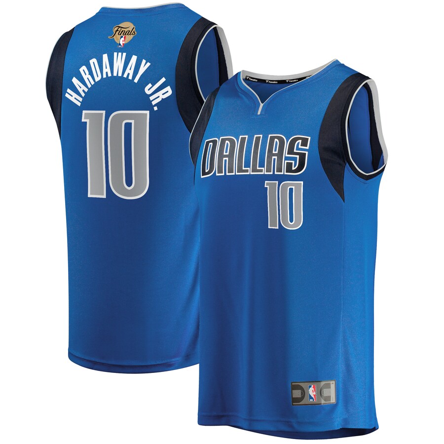 Youth Dallas Mavericks Tim Hardaway Jr. Fanatics Blue 2024 NBA Finals Fast Break Replica Player Jersey - Icon Edition