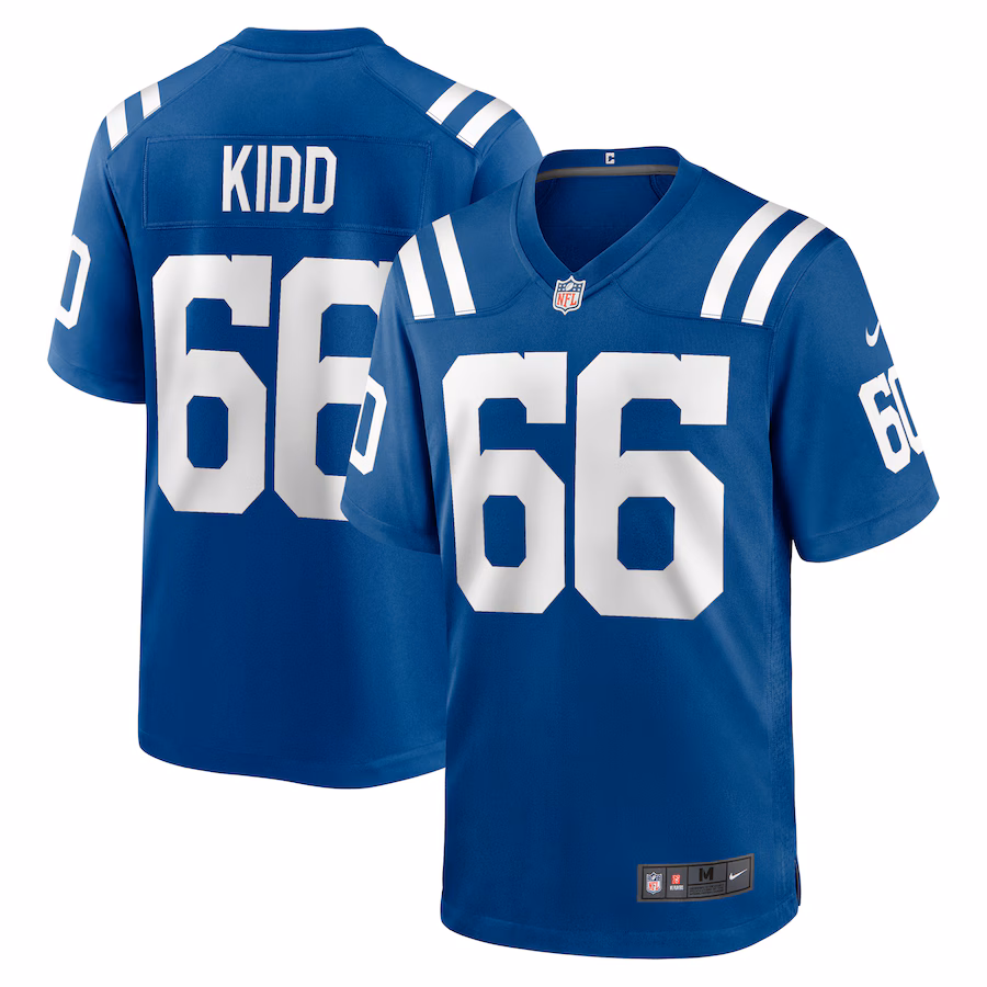 Men's Indianapolis Colts Lewis Kidd Nike  Royal Game Jersey