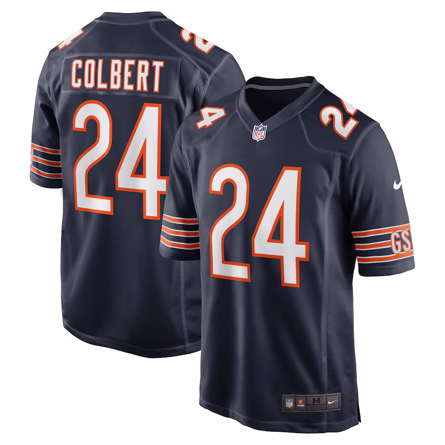 Men's Chicago Bears Adrian Colbert Nike Navy Team Game Jersey