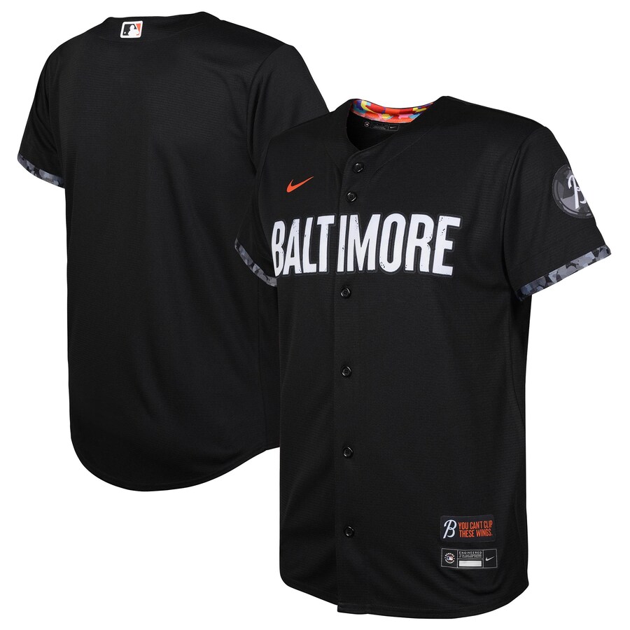 Youth Baltimore Orioles  Nike Black City Connect Replica Jersey
