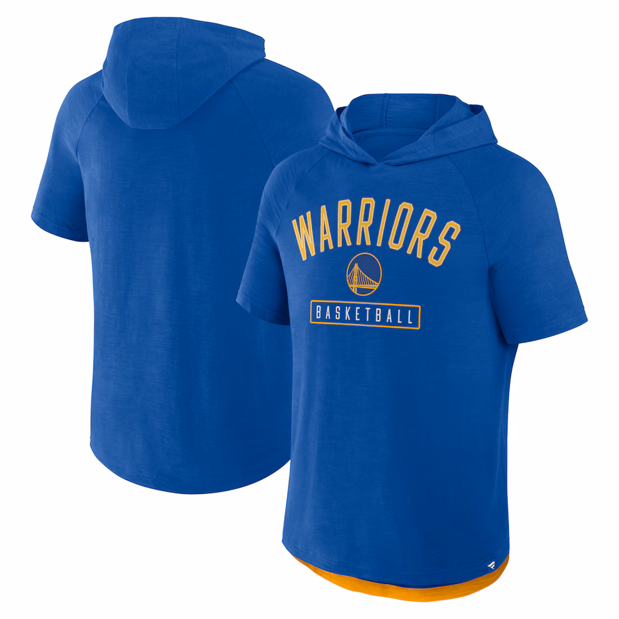 Men's Golden State Warriors Fanatics Deep Royal Pass Legend Hooded T-Shirt