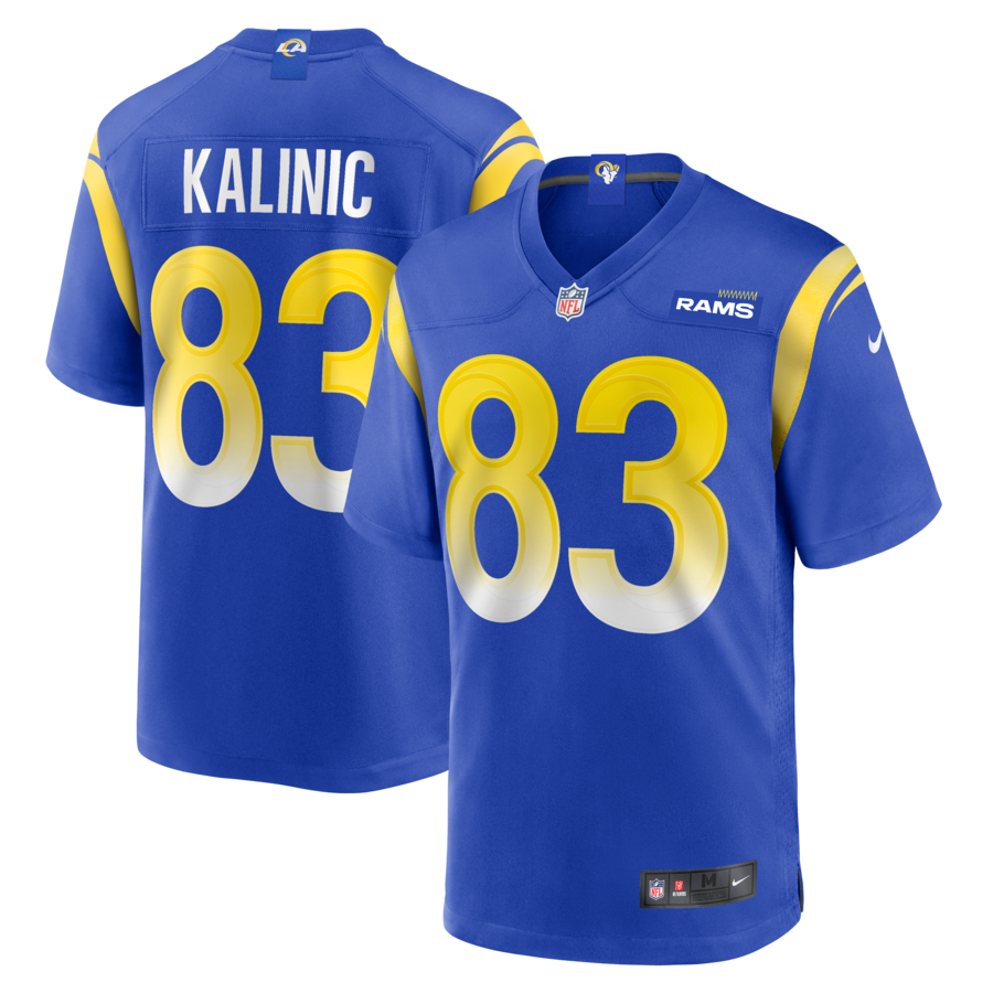 Men's Los Angeles Rams Nikola Kalinic Nike Royal  Game Jersey