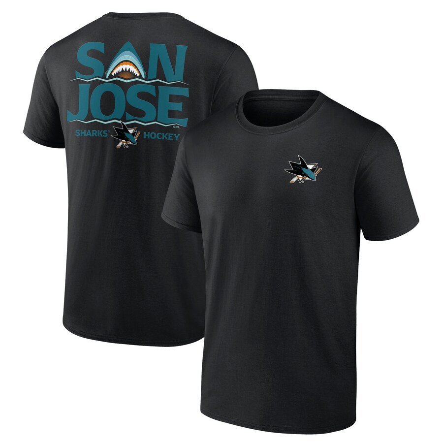 Men's San Jose Sharks Black Territorial T-Shirt